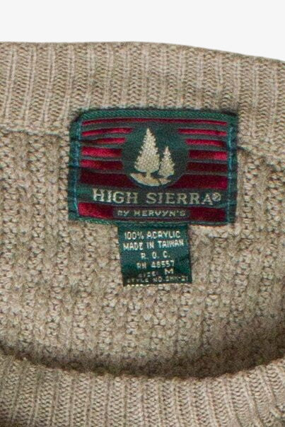 Vintage High Sierra Striped Knit Sweater (1990s)