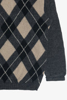 Vintage United Colors of Benetton Argyle Wool Sweater (1980s)