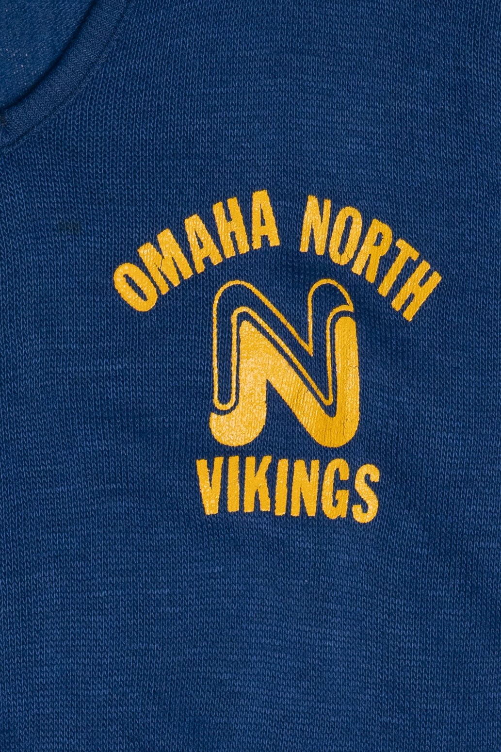 Vintage "Omaha North Vikings" Soffe Athletic V-Neck Sweater (1980s)