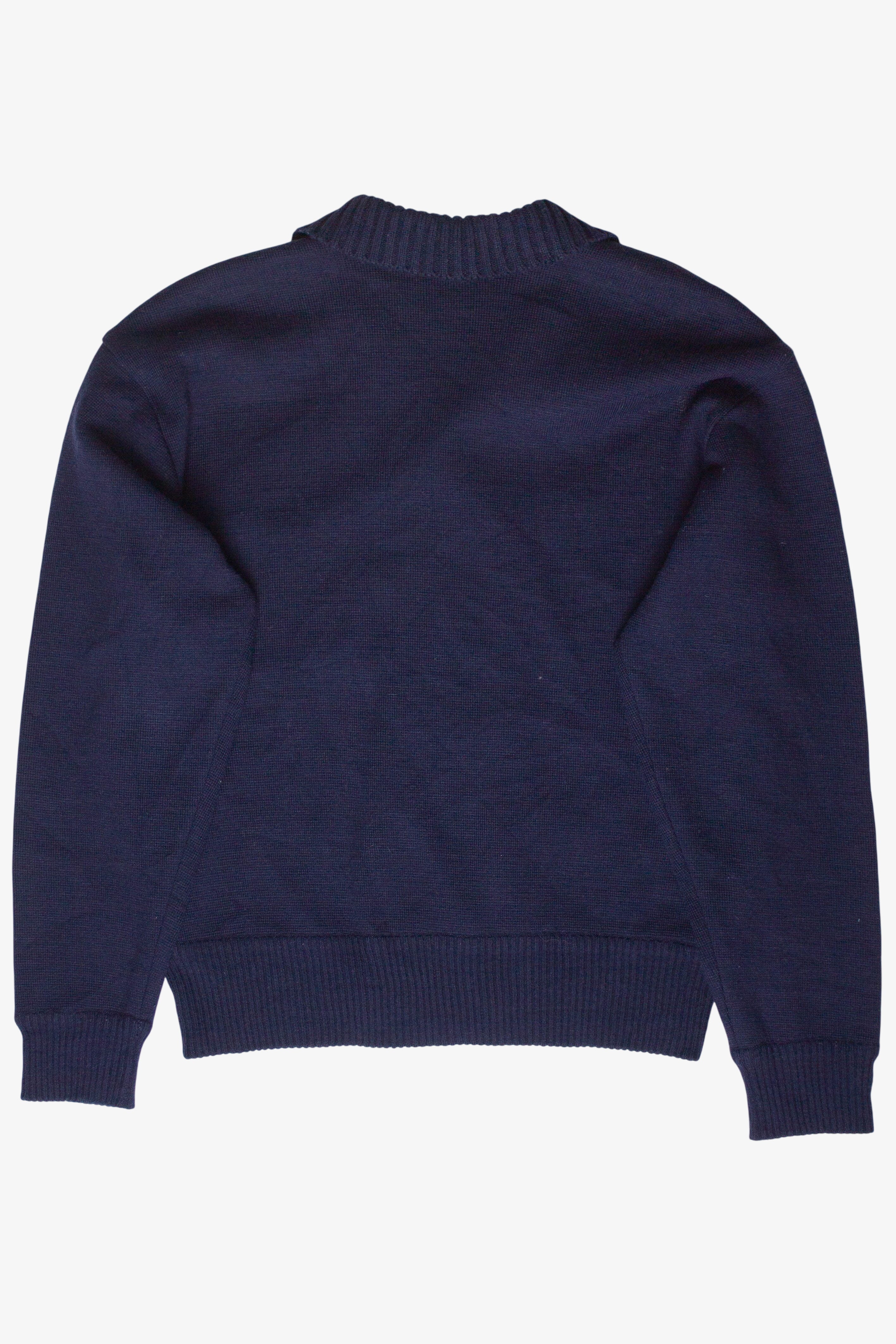 Vintage Navy Liz Claiborne Double Breasted Cardigan Sweater (2000s) 