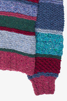 Vintage Handmade Mixed Knit Striped Sweater