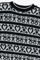 Vintage Justin Allen "The Lovers" Heart Knit Sweater (1980s)