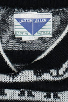 Vintage Justin Allen "The Lovers" Heart Knit Sweater (1980s)