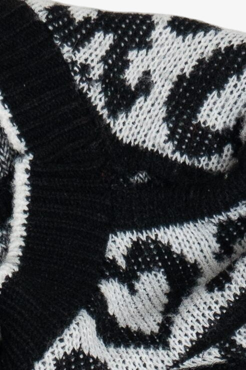 Vintage Justin Allen "The Lovers" Heart Knit Sweater (1980s)