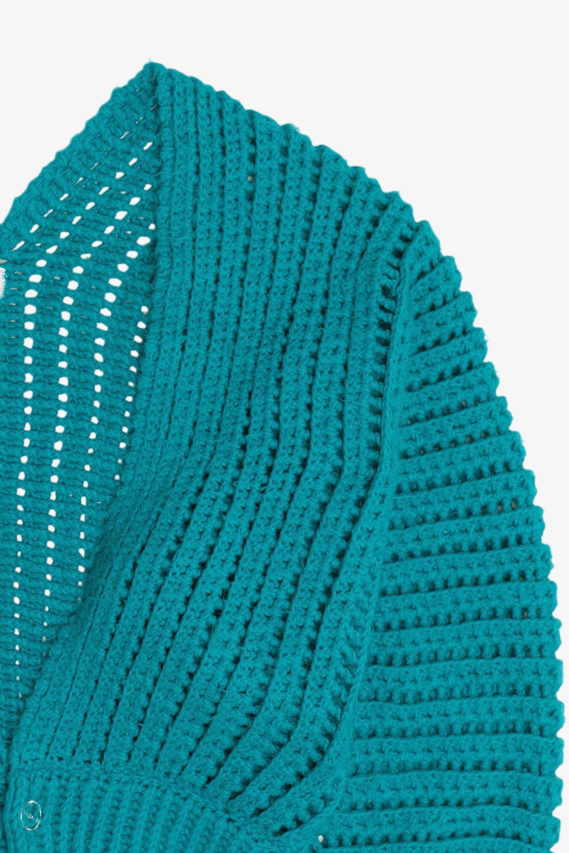 Vintage Soft Hand Knit Dolman Sleeve Deep V-Neck Cardigan (1990s)