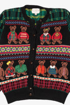 Vintage Hand Embroidered Susan Bristol Teddy Bears Sweater (1990s)