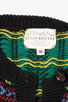 Vintage Hand Embroidered Susan Bristol Teddy Bears Sweater (1990s)