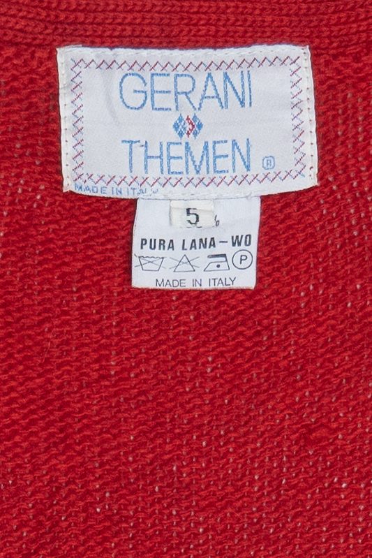 Vintage Gerani Themen Argyle Cardigan Sweater (1980s)