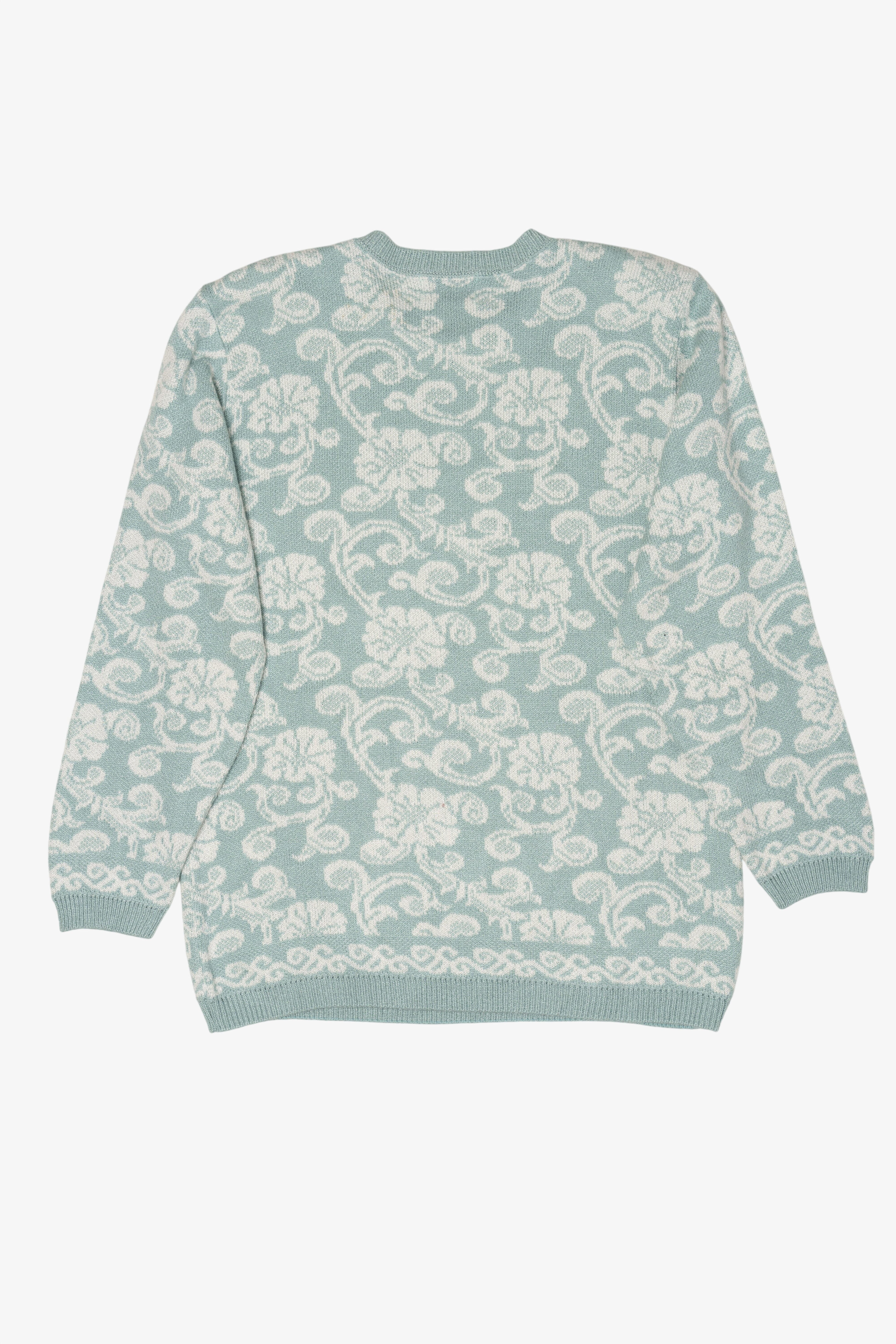 Vintage Teal Alfred Dunner Sweater (1990s)