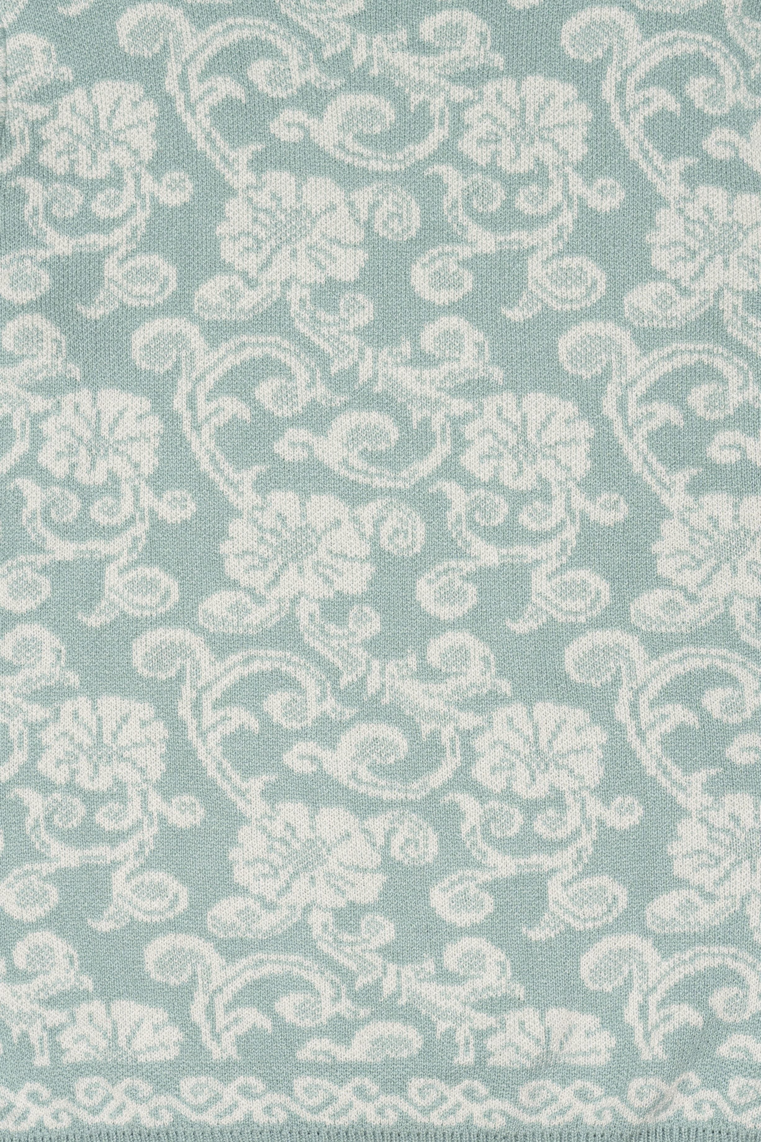 Vintage Teal Alfred Dunner Sweater (1990s)