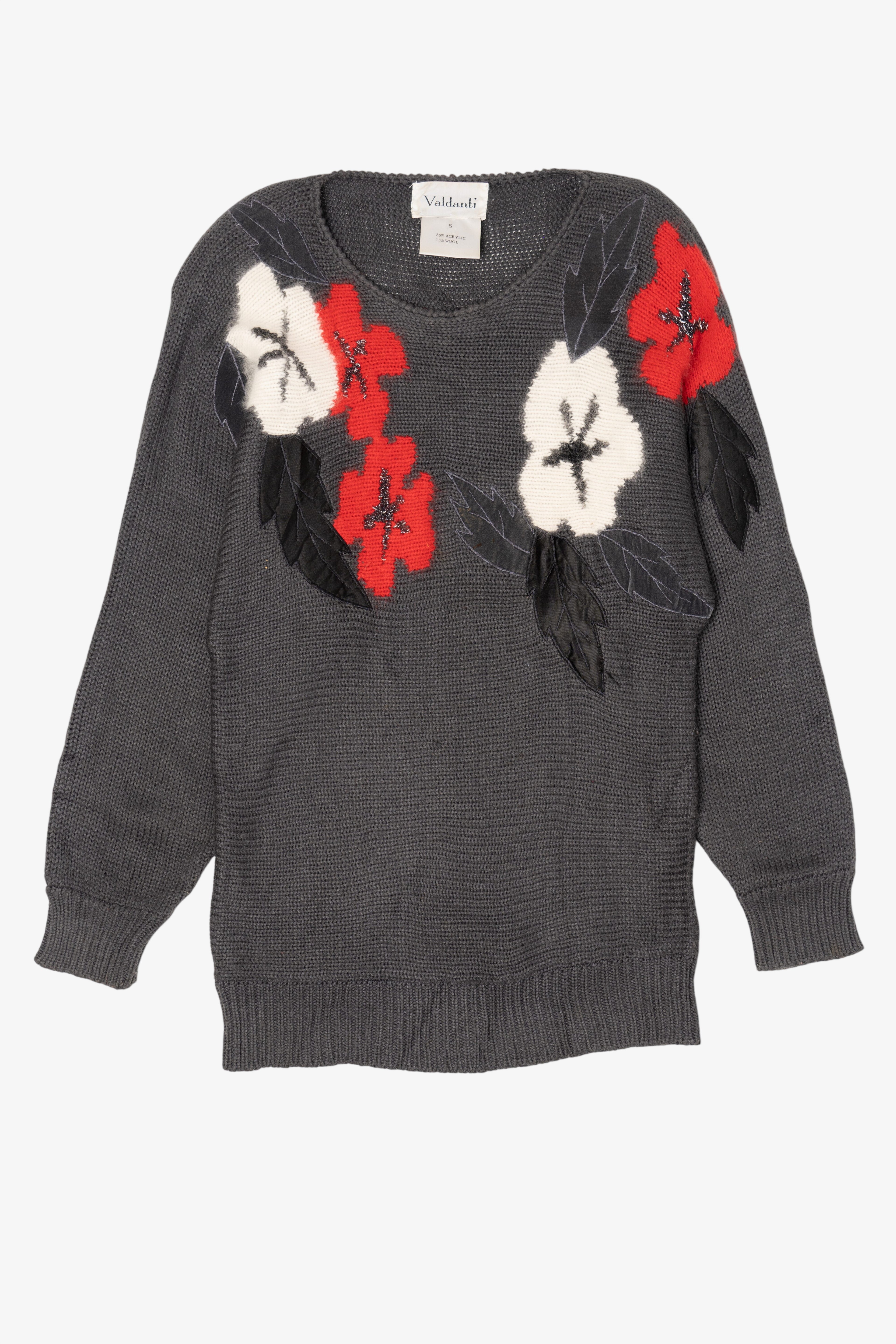 Vintage Gray Valdanti Sweater (1980s)