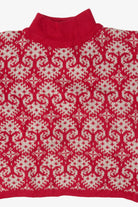 Vintage Red Joan Harper Turtle Neck Sweater (1980s)