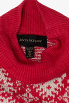 Vintage Red Joan Harper Turtle Neck Sweater (1980s)