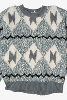 Vintage Light Blue-Gray Sweater (1980s)