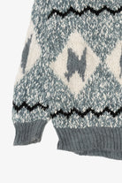 Vintage Light Blue-Gray Sweater (1980s)