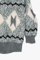 Vintage Light Blue-Gray Sweater (1980s)