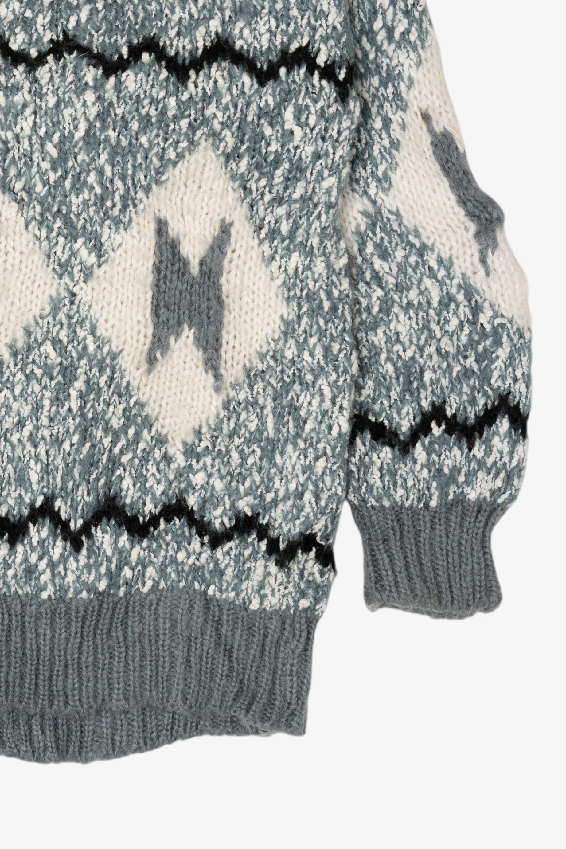 Vintage Light Blue-Gray Sweater (1980s)