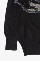 Vintage Black Sequin Gitano Sweater (1980s)