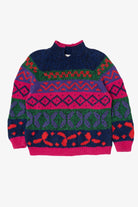 Vintage Hand Knit Michelle Stuart Sweater (1980s)