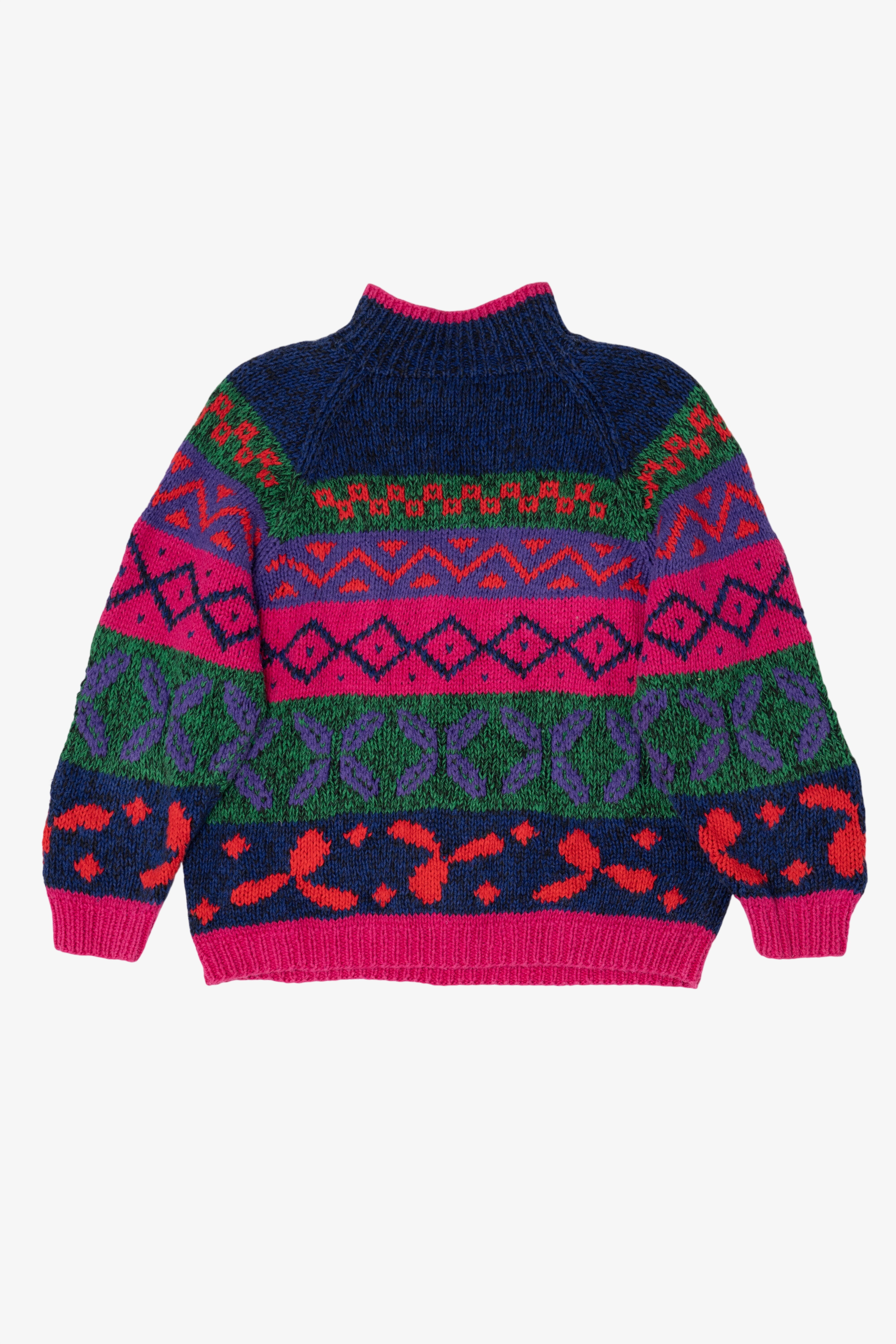 Vintage Hand Knit Michelle Stuart Sweater (1980s)