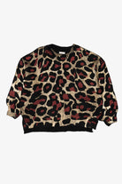 Vintage Gold Leopard Print Andthewhy Sweater (1980s)