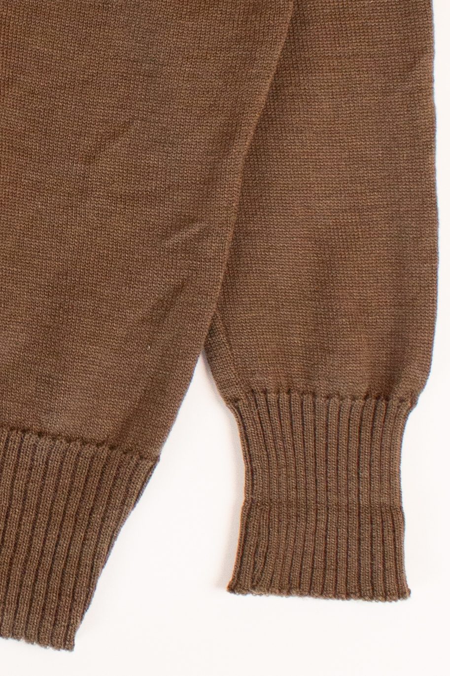 Vintage Olive Military Henley Sweater (1980s)