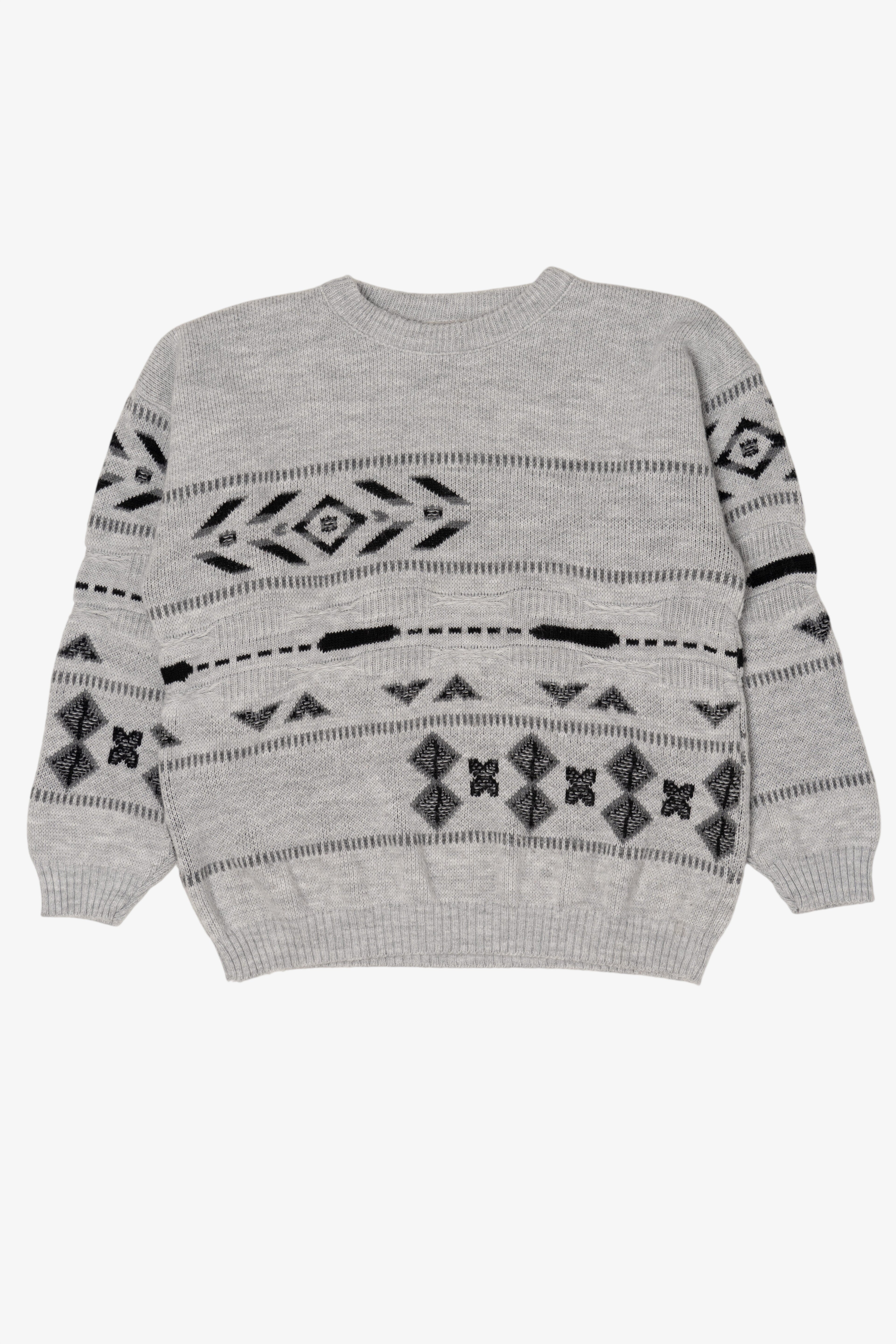 Vintage Gray 80s Sweater (1980s)