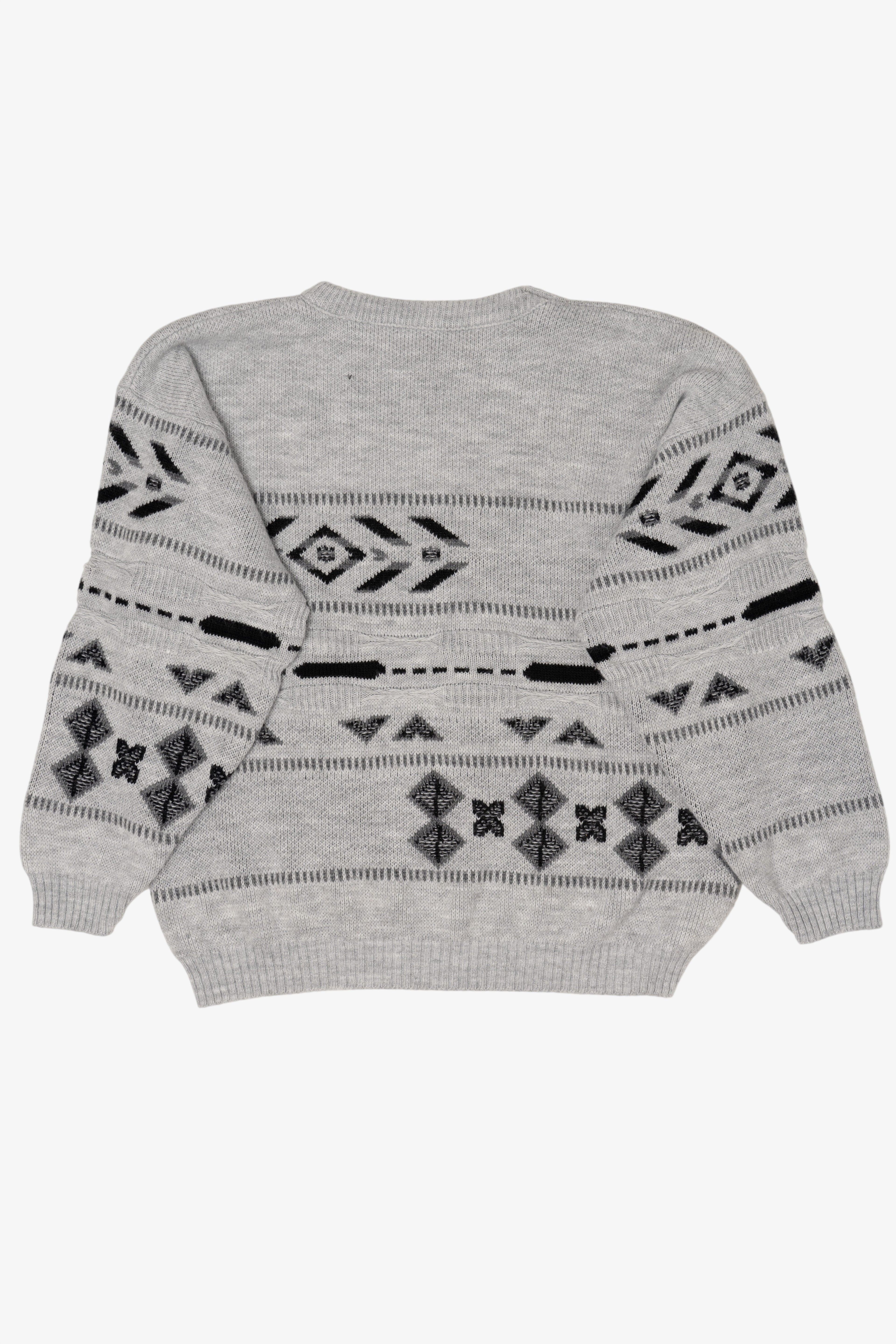 Vintage Gray 80s Sweater (1980s)