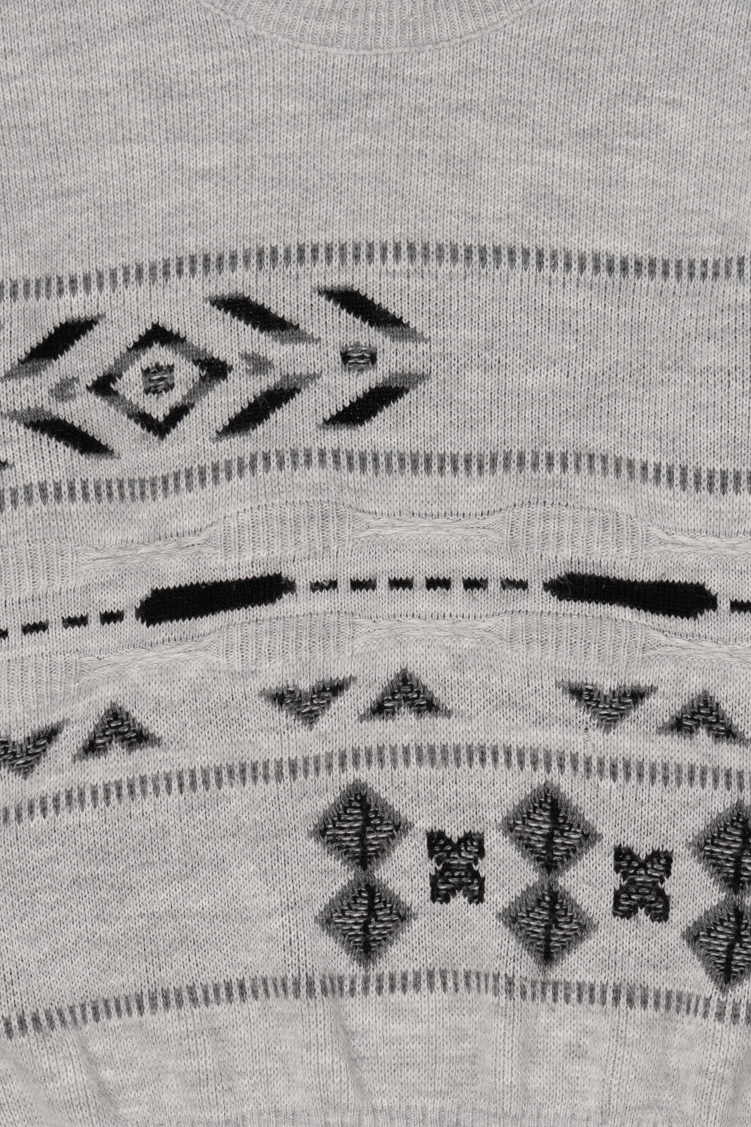 Vintage Gray 80s Sweater (1980s)