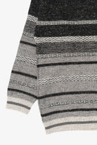 Vintage Striped Gray Seasons Sweater (1980s)