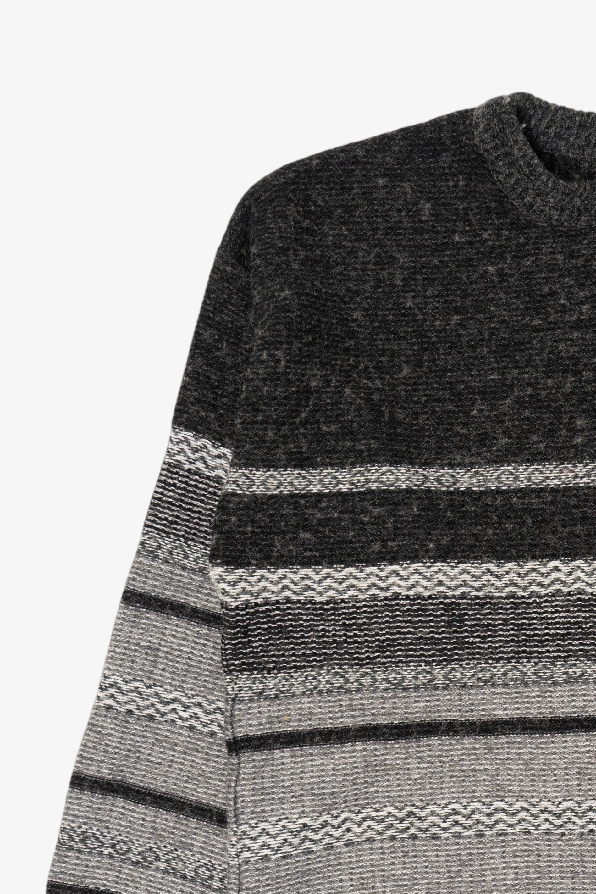 Vintage Striped Gray Seasons Sweater (1980s)