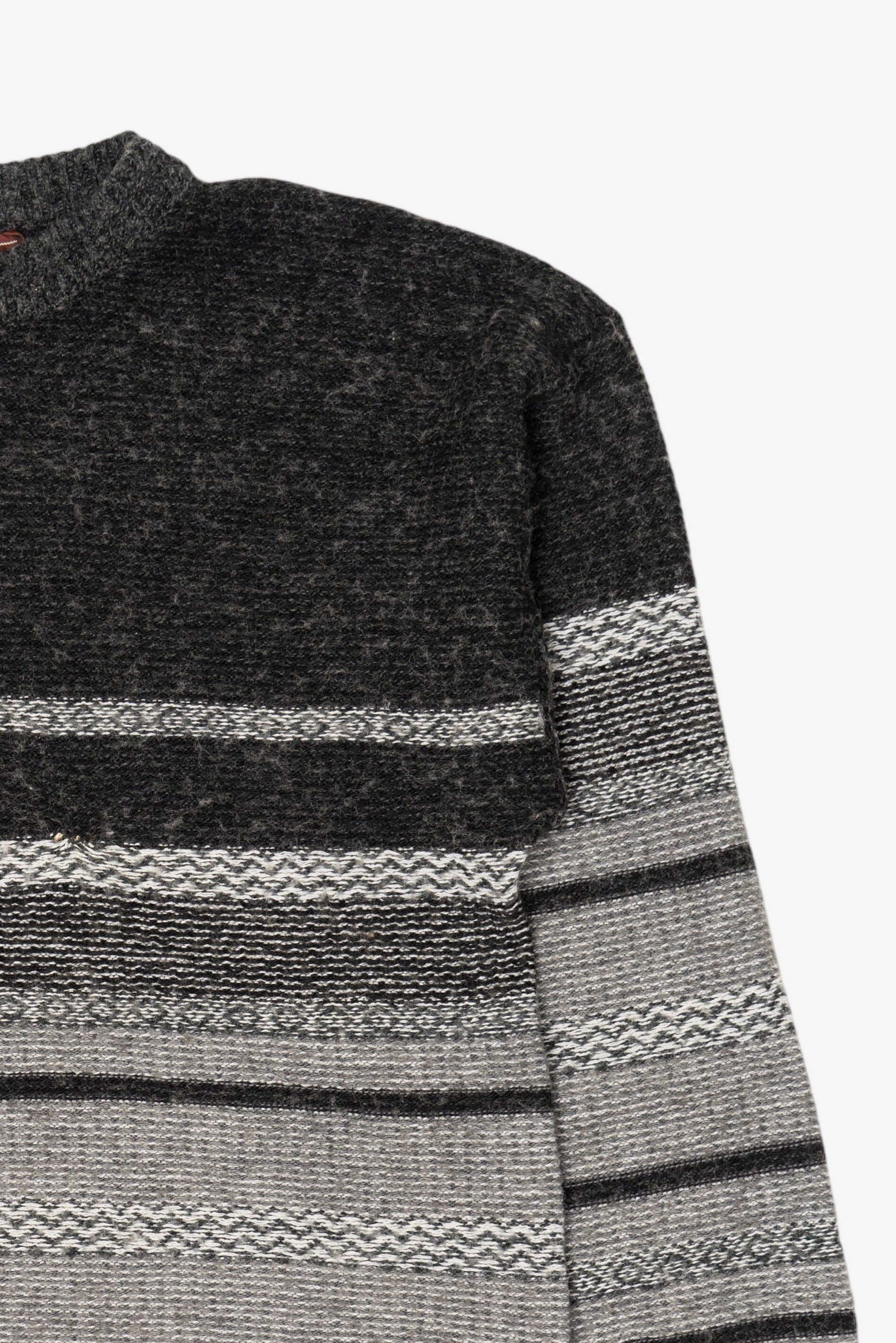 Vintage Striped Gray Seasons Sweater (1980s)