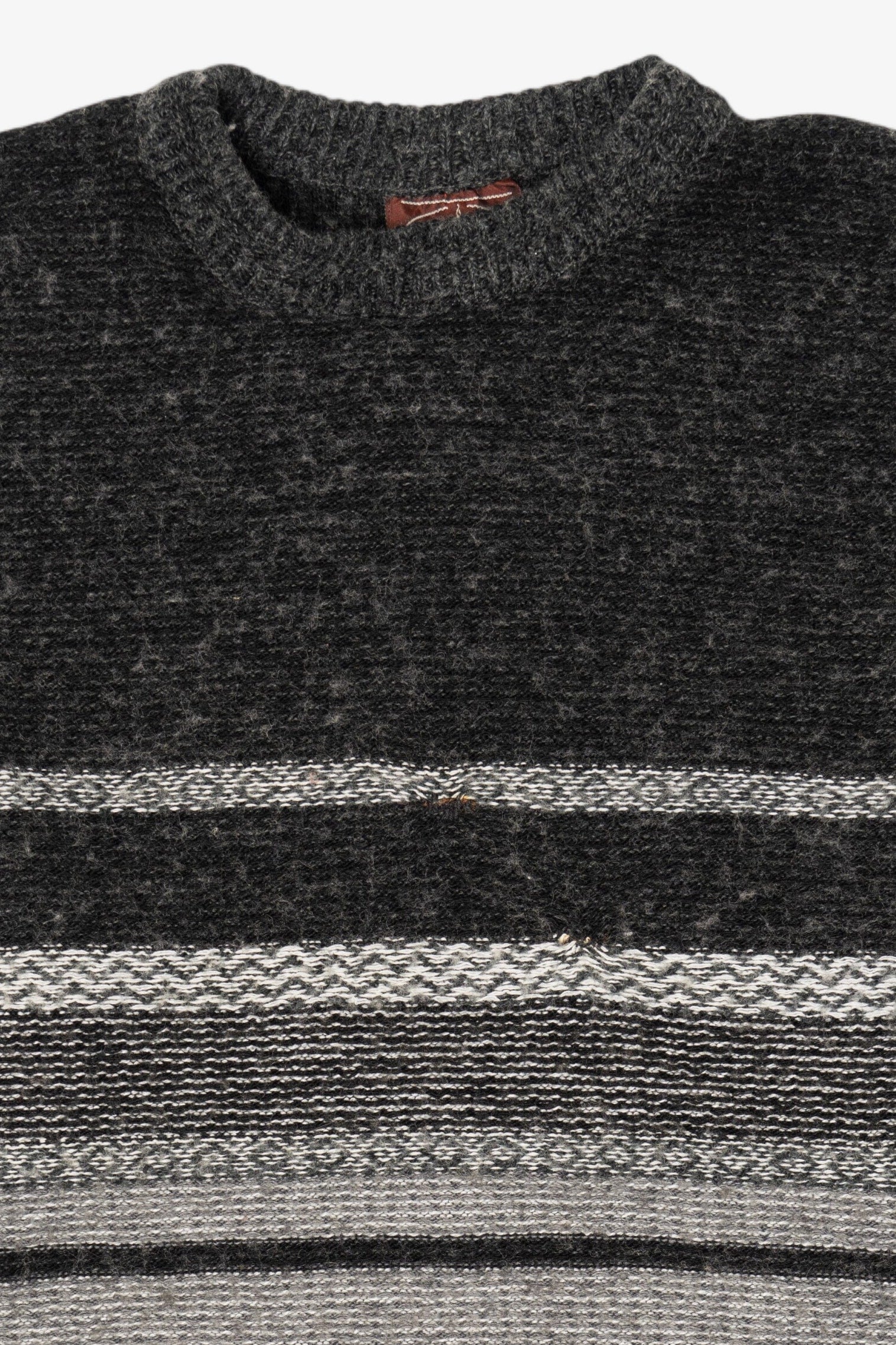 Vintage Striped Gray Seasons Sweater (1980s)