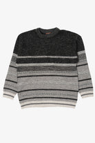 Vintage Striped Gray Seasons Sweater (1980s)