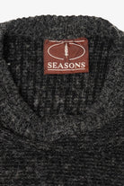 Vintage Striped Gray Seasons Sweater (1980s)