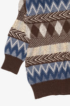 Vintage Blue And Brown Time Sport Sweater (1980s)