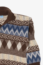 Vintage Blue And Brown Time Sport Sweater (1980s)