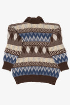 Vintage Blue And Brown Time Sport Sweater (1980s)