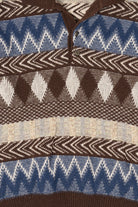 Vintage Blue And Brown Time Sport Sweater (1980s)