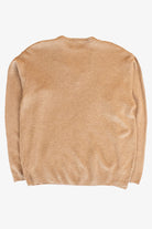 Vintage Tan Argyle V-Neck Sweater (1980s)