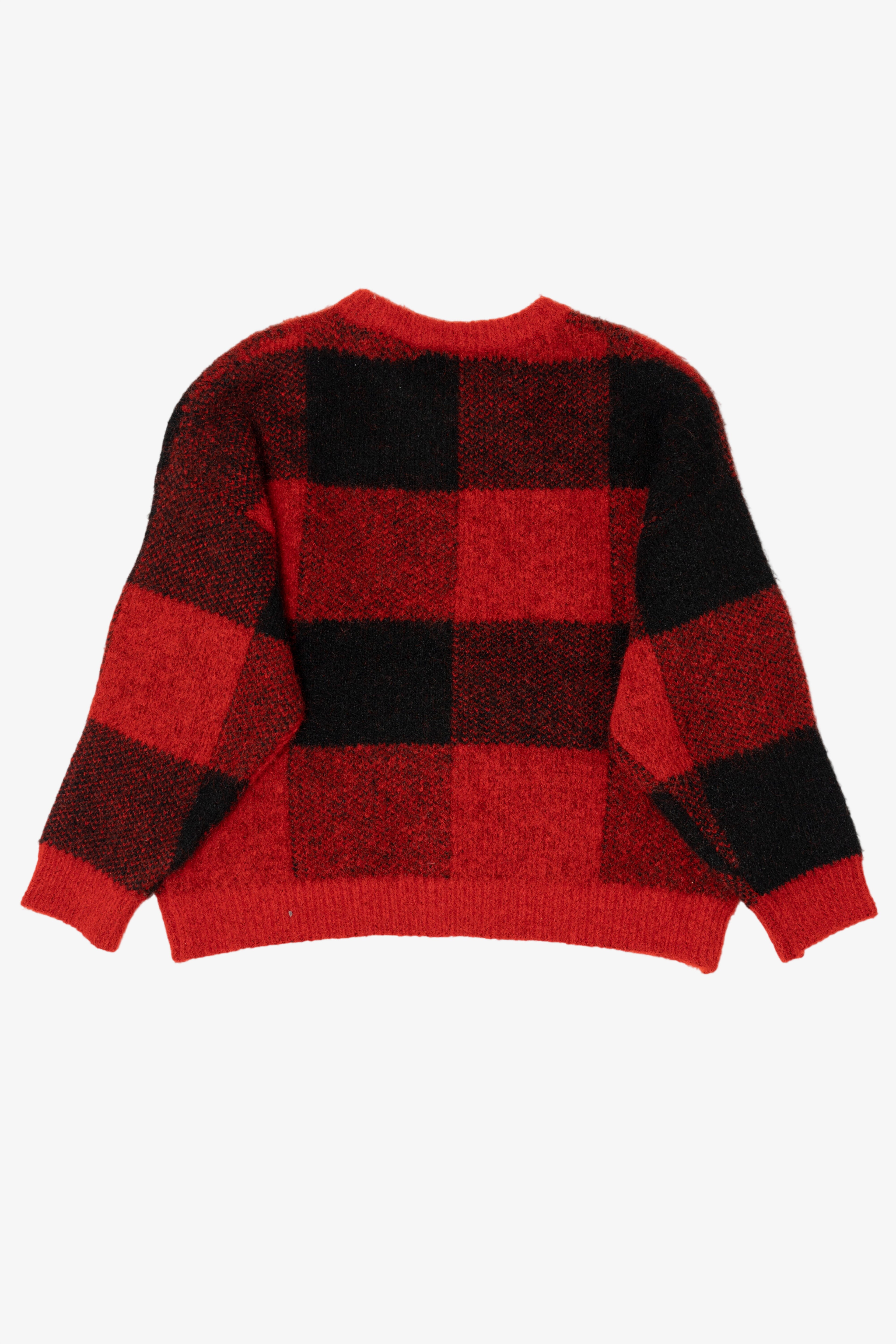 Red Checkered Woolrich Sweater (2020s)
