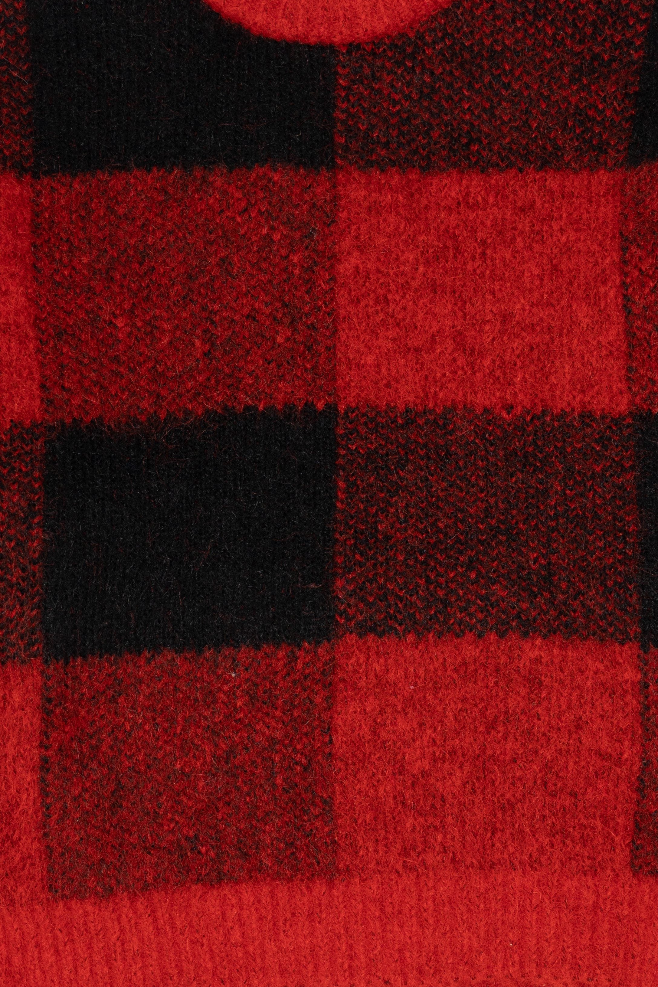 Red Checkered Woolrich Sweater (2020s)