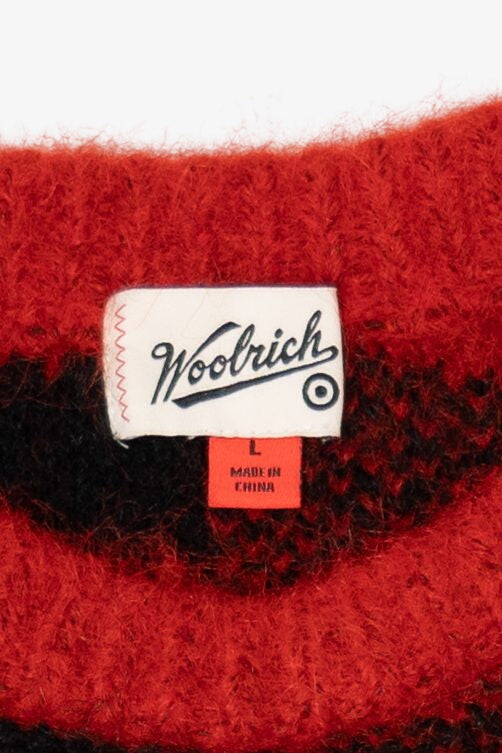 Red Checkered Woolrich Sweater (2020s)