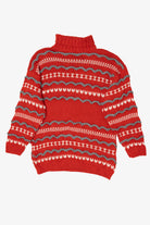 Vintage Red Turtleneck Sweater (1980s)