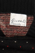 Vintage Bow Ties Ellen D Kollection Sweater (1980s)