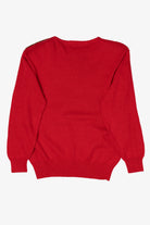 Vintage Red Victoria Harbour Bejeweled Sequin Sweater (1990s)