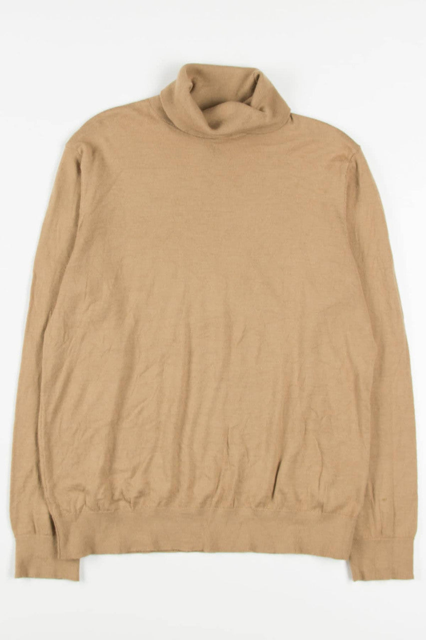 Light Brown Turtleneck Sweater 81