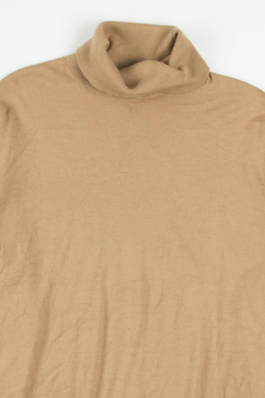Light Brown Turtleneck Sweater 81