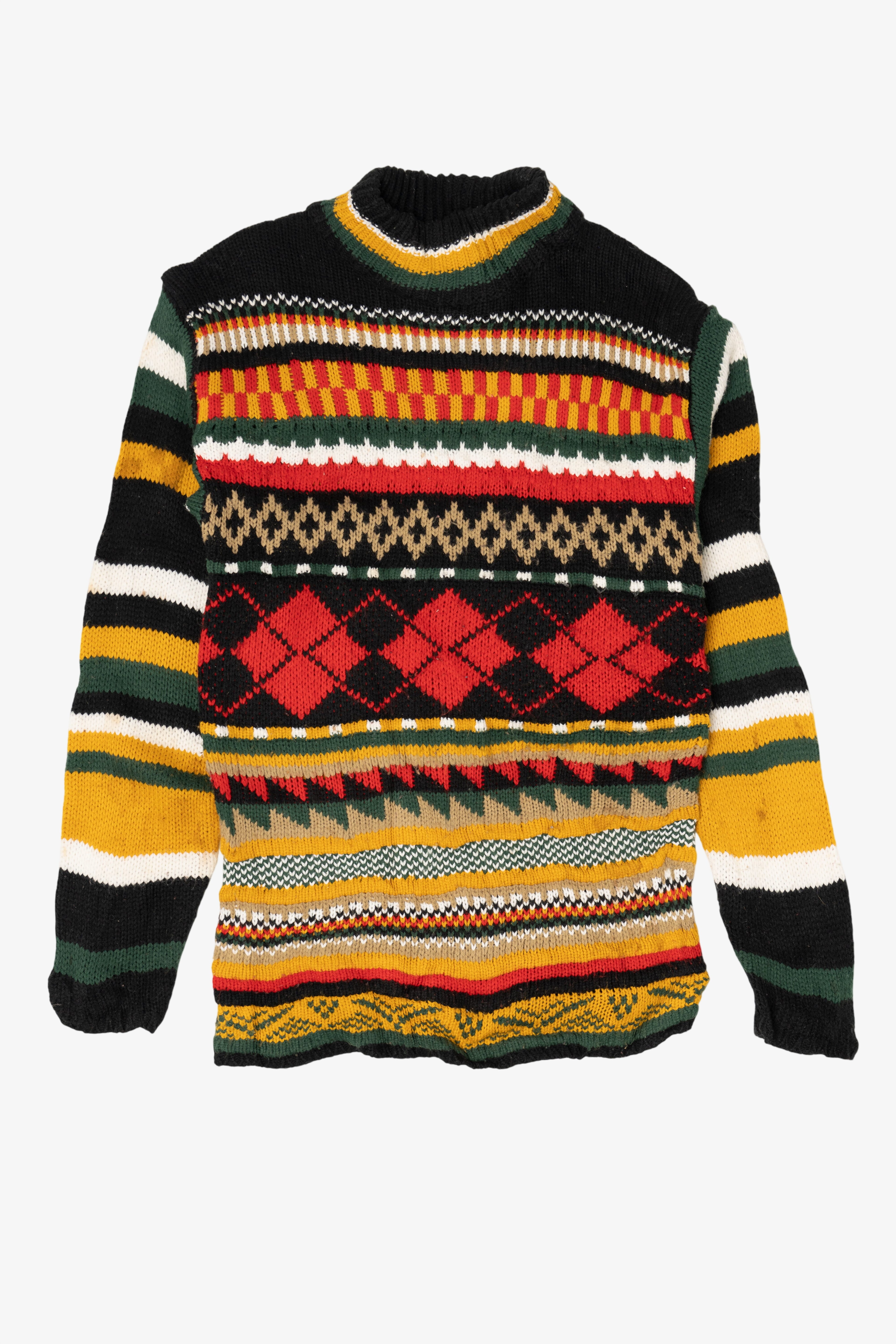 Vintage Multicolor Ashley Hill Striped Sweater (1980s)