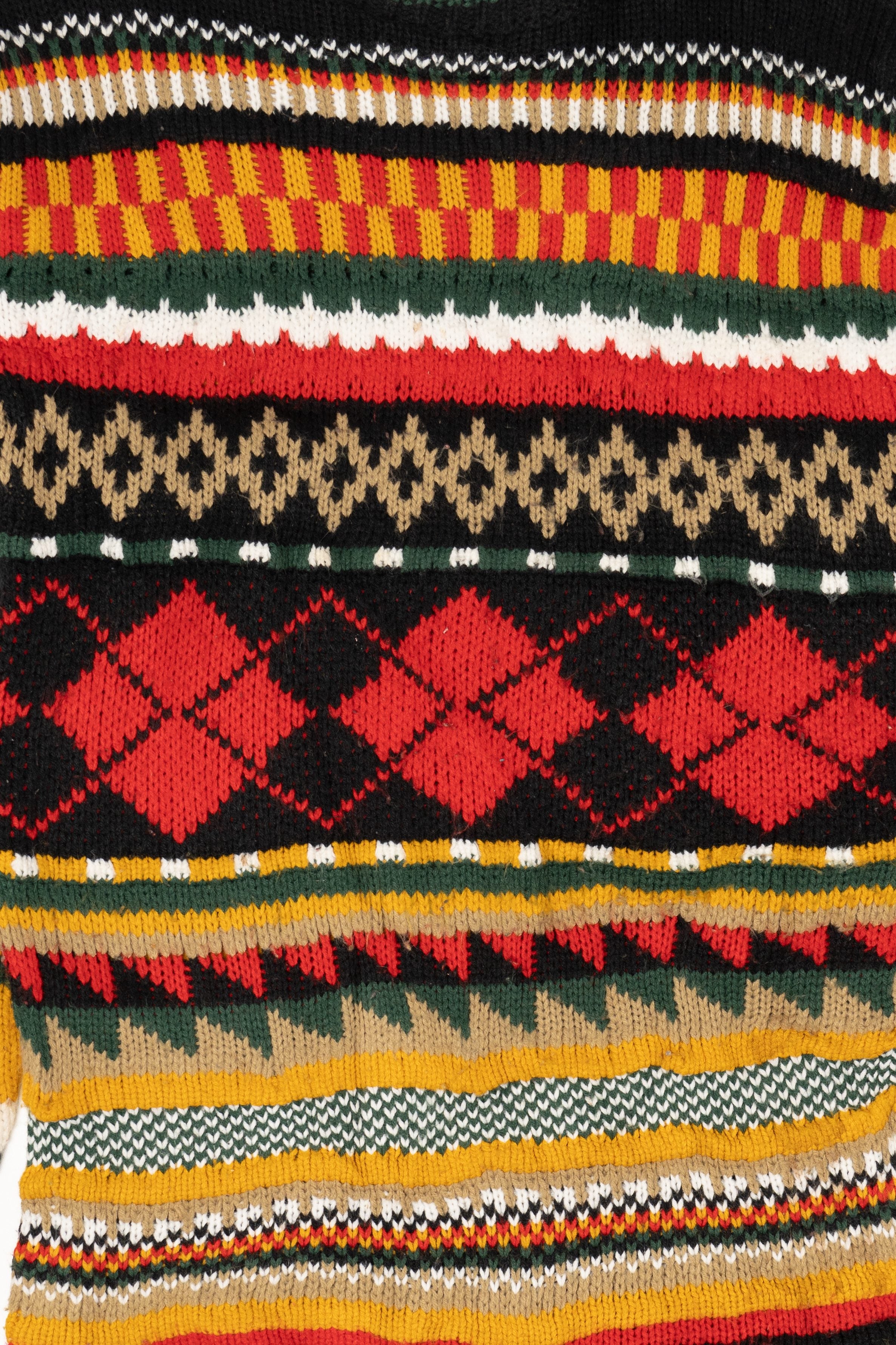 Vintage Multicolor Ashley Hill Striped Sweater (1980s)